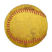 PURE GOLD LEAF Muster + Ihr Text / Foto Baseball (Vorderseite Links)
