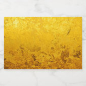 PURE GOLD LEAF Muster + Ihr Text / Foto Lebensmitteletikett (Einzelnes Label)