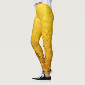 PURE GOLD LEAF Muster + Ihr Text / Foto Leggings (Links)