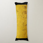 PURE GOLD LEAF Muster + Ihr Text / Foto Seitenschläferkissen (Vorderseite Vertikal)