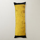 PURE GOLD LEAF Muster + Ihr Text / Foto Seitenschläferkissen (Rückseite (Vertikal))