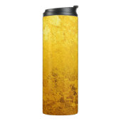 PURE GOLD LEAF Muster + Ihr Text / Foto Thermosbecher (Nach links gedreht)