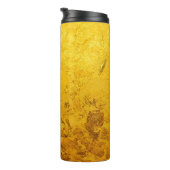 PURE GOLD LEAF Muster + Ihr Text / Foto Thermosbecher (Nach rechts gedreht)