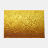 PURE GOLD PAPIERmuster + Ihr Text / Foto Fußmatte (Vorderseite)
