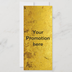PURE GOLD pattern / gold leaf + your text