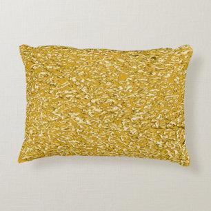 PURE GOLD Spritzer Pattern + Ihr Text / Foto Dekokissen