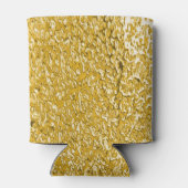 PURE GOLD Spritzer Pattern + Ihr Text / Foto Dosenkühler (Rückseite)