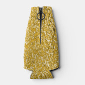PURE GOLD Spritzer Pattern + Ihr Text / Foto Flaschenkühler (Rückseite)