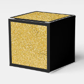 PURE GOLD Spritzer Pattern + Ihr Text / Foto Geschenkschachtel (Vorderseite)