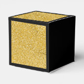 PURE GOLD Spritzer Pattern + Ihr Text / Foto Geschenkschachtel (Rückseite)