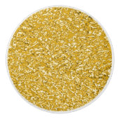 PURE GOLD Spritzer Pattern + Ihr Text / Foto Keramikknauf (Vorderseite)