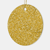 PURE GOLD Spritzer Pattern + Ihr Text / Foto Keramikornament (Links)