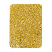 PURE GOLD Spritzer Pattern + Ihr Text / Foto Magnet (Vertikal)