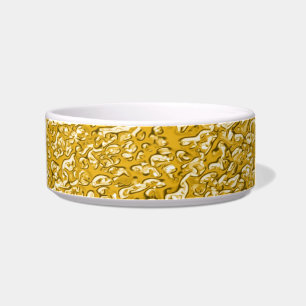 PURE GOLD Spritzer Pattern + Ihr Text / Foto Napf