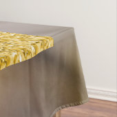 PURE GOLD Spritzer Pattern + Ihr Text / Foto Tischdecke (Beispiel)