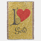 PURE GOLD Spritzer Pattern + Ihre Ideen Decke (Vorderseite Vertikal)