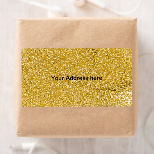 PURE GOLD Spritzer Pattern + Text (Insitu)