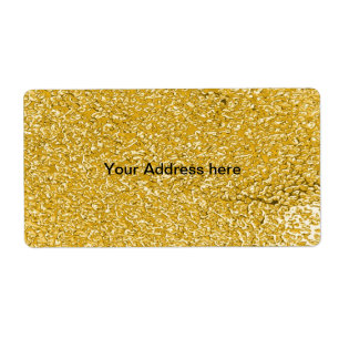 PURE GOLD Spritzer Pattern + Text