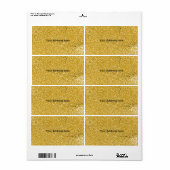 PURE GOLD Spritzer Pattern + Text (Vorne)
