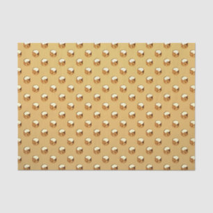 PURE GOLDEN PEARLS Muster + Ihr Text / Foto Seidenpapier