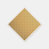 PURE GOLDEN PEARLS Muster + Ihr Text / Foto Serviette (Ecke)