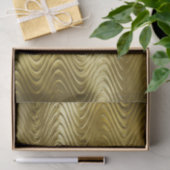 PURE GOLDEN WAVES Pattern + Ihr Text / Foto Seidenpapier (Geschenk)
