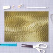PURE GOLDEN WAVES Pattern + Ihr Text / Foto Seidenpapier (Handwerk)