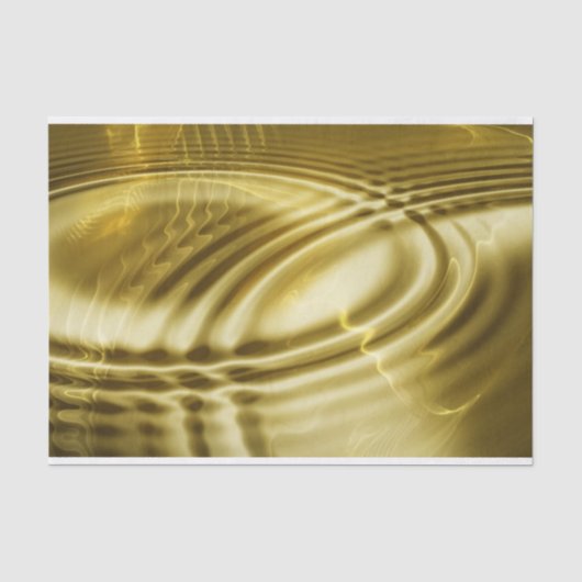 PURE GOLDEN WAVS soft Pattern + Ihr Text / Foto Seidenpapier (Vorderseite)