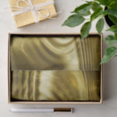 PURE GOLDEN WAVS soft Pattern + Ihr Text / Foto Seidenpapier (Geschenk)