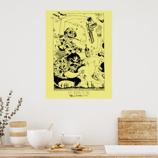 Pure Gonzo Print/Poster Poster (Küche)