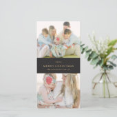 Pure | Holiday Foto Cards Feiertagskarte (Stehend Vorderseite)