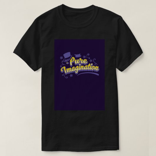 Pure Imagination - Willy Wonka Spiral Notebook T-Shirt (Design vorne)