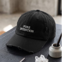 Pure Intention Distressed Dad Hut | Minimalist