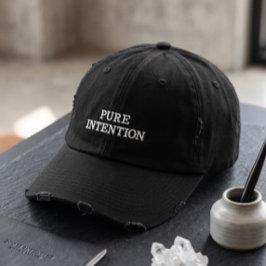 Pure Intention Distressed Dad Hut | Minimalist