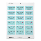 Pure Joy Address Labels Adressaufkleber (Vorne)