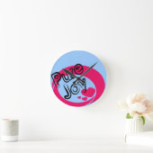 Pure Joy Clock Runde Wanduhr (Zuhause)