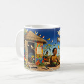 Pure Joy Community Music Mango Tree Life Becher Kaffeetasse (Vorderseite Links)