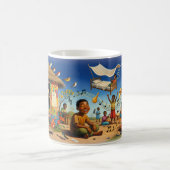 Pure Joy Community Music Mango Tree Life Becher Kaffeetasse (Mittel)