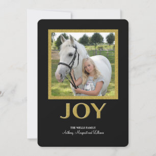 Pure Joy Foto Holiday Card Feiertagskarte