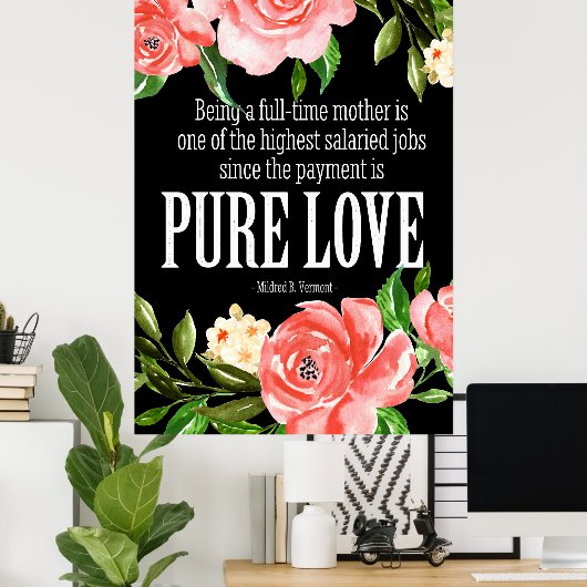 Pure Liebe Poster (Heimbüro)