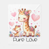 Pure Love Fleecedecke (Vorderseite)