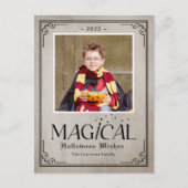 Pure Magic Fun Halloween Foto Card Postkarte (Vorderseite)