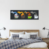 Pure Michigan Four Seasons Leinwanddruck (Insitu (Schlafzimmer))