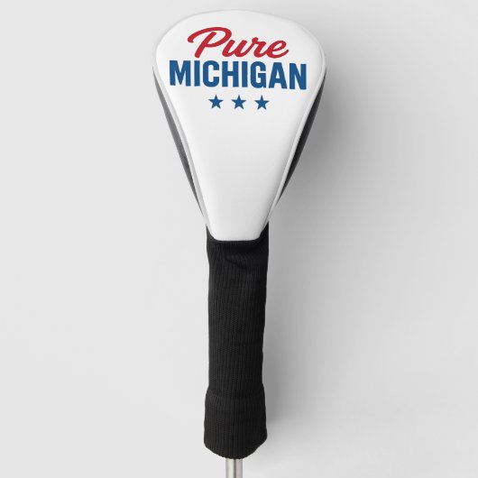 Pure Michigan Golf Driver Cover Headcover (Vorderseite)