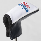 Pure Michigan Golf Putter Cover Headcover (3/4 Vorderseite)