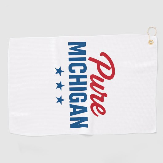 Pure Michigan Golf Towel Golfhandtuch (Horizontal)