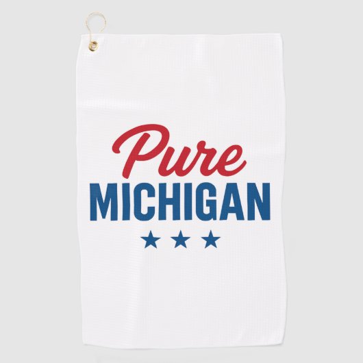 Pure Michigan Golf Towel Golfhandtuch (Vorderseite)
