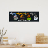 Pure Michigan Seasons Artwork Poster (Küche)