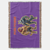 Pure Power – Strong Animal Muscle Cartoon Design Decke (Vorderseite Vertikal)