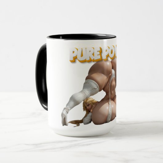 PURE POWER TASSE (Vorderseite Links)